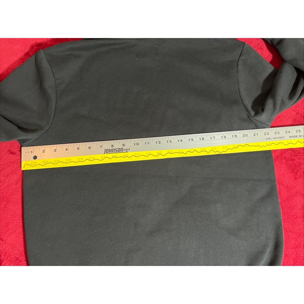 Black Goodfellow & Co full-zip Fleece Hoodie Sz M Cotton Blend Great Condition - Picture 6 of 9